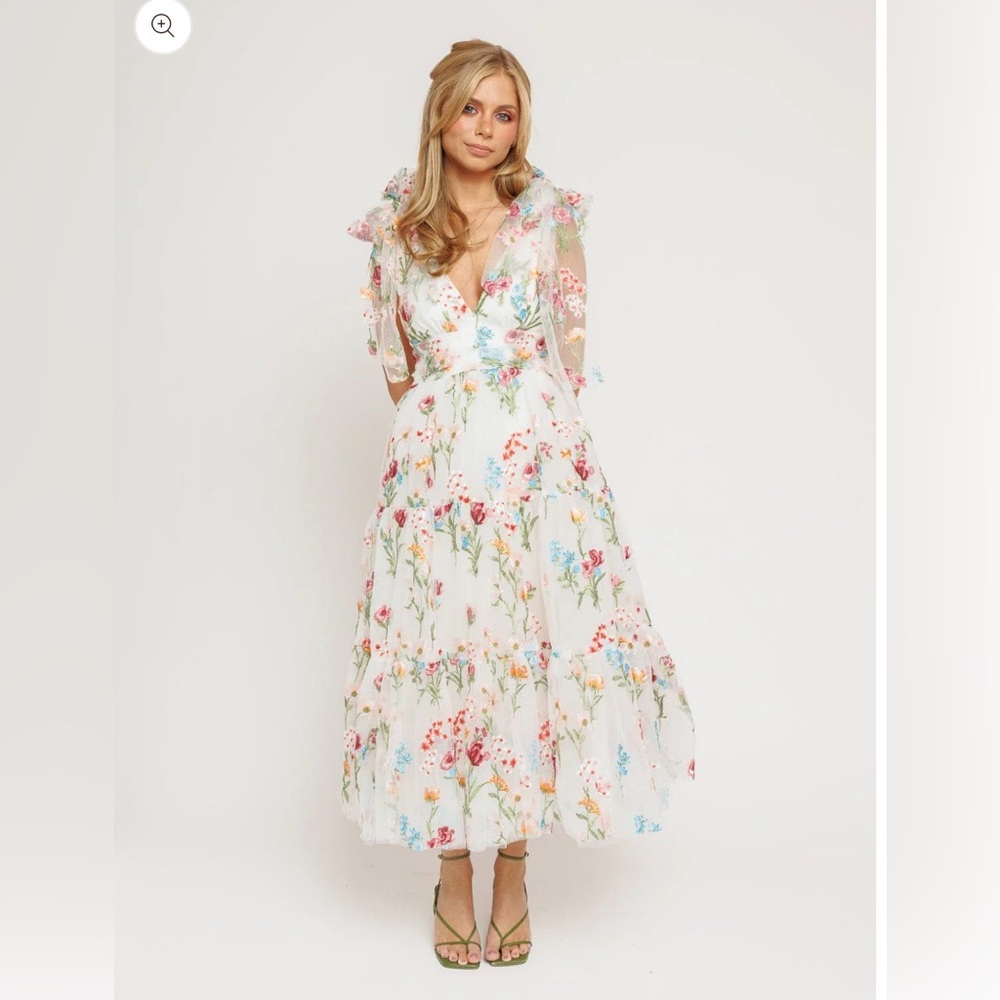 JessaKae white floral Margaret dress